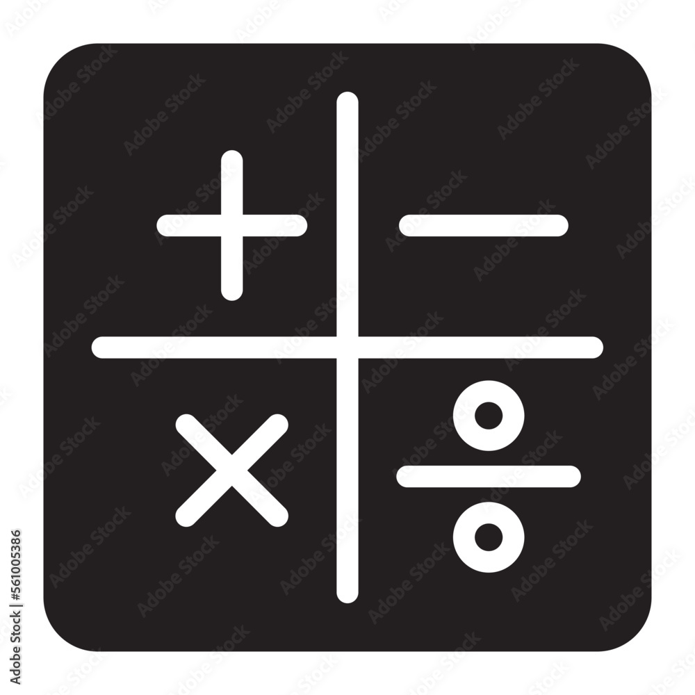maths glyph icon maths glyph icon