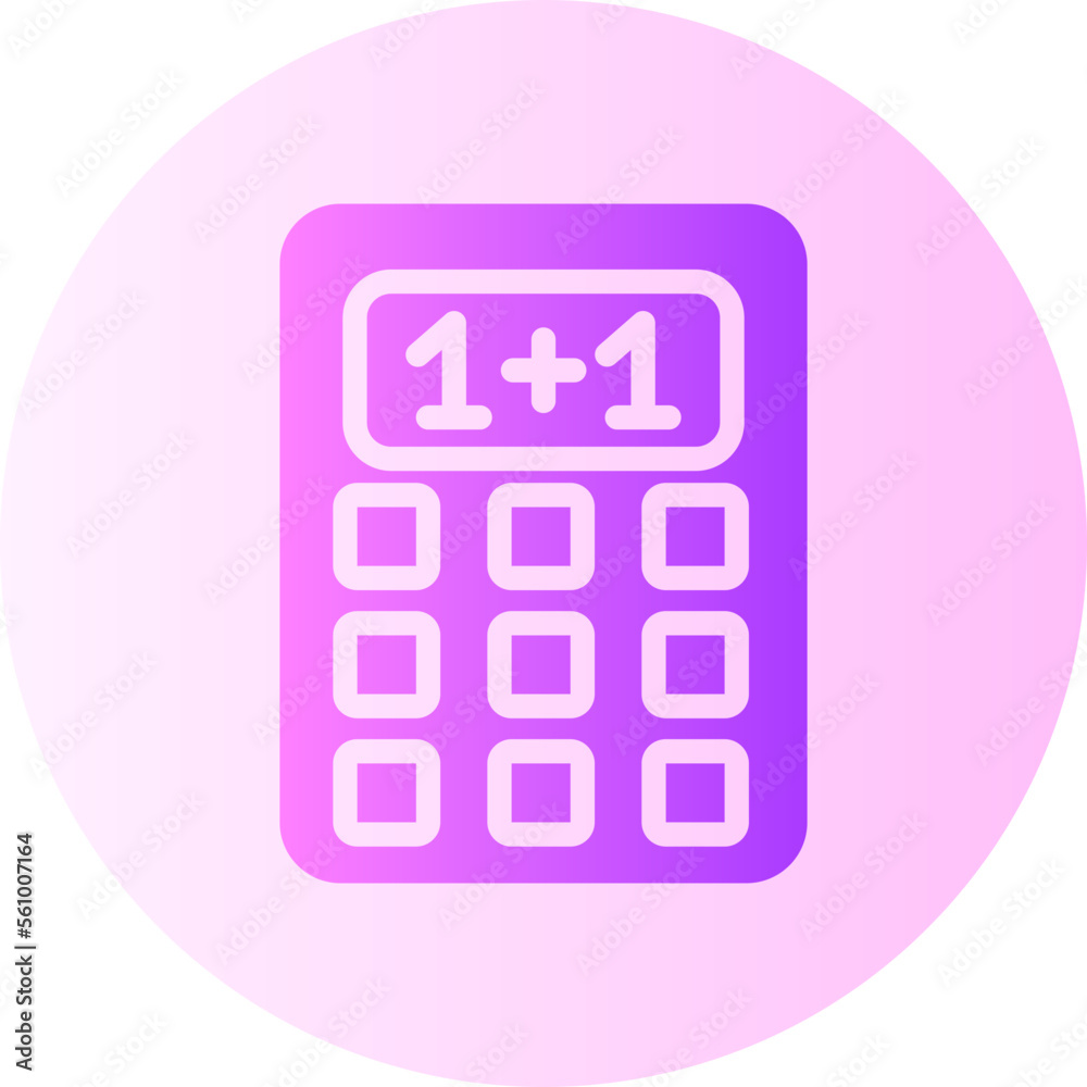 calculator gradient icon calculator gradient icon