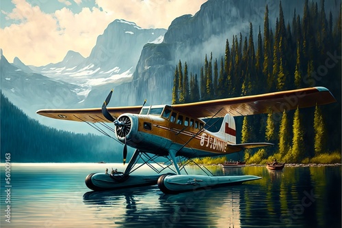 The heroes of the air, the pride of the air force, pilots ...  float plane