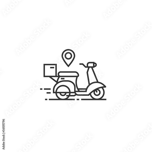 delivery vector icon illustration sign solid art icon isolated on white background.  filled symbol in a simple flat trendy modern style for your website design  logo  and mobile app