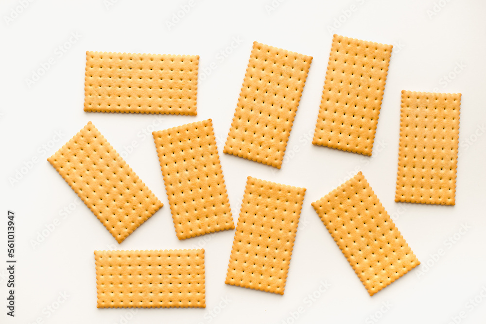 Cookies on a white background. Galette cookies. Cookies on a white background. Galette cookies.