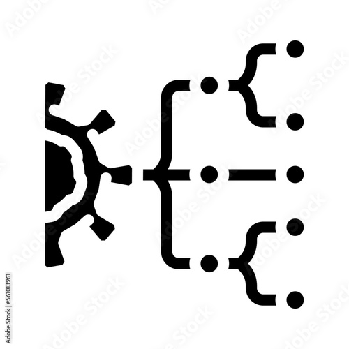 management esg glyph icon vector. management esg sign. isolated symbol illustration