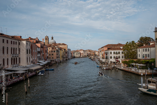 Buildings, canals and amazing architecture of the old city of Venice - Italy