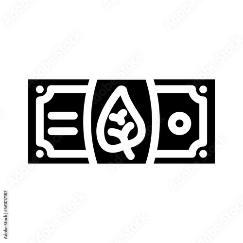 profit esg glyph icon vector. profit esg sign. isolated symbol illustration