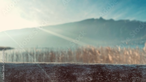 sunrise in the mountains