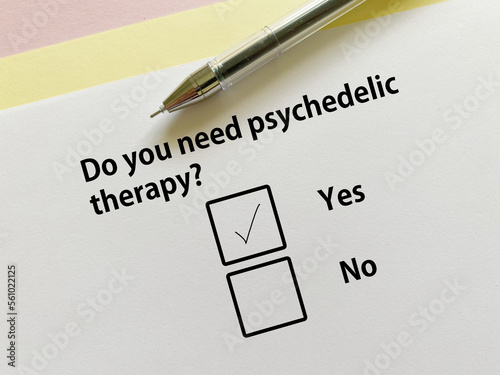 Questionnaire about counseling and therapy