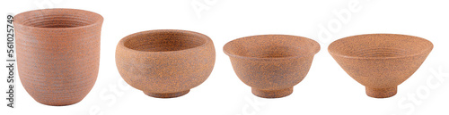 Set of stone bowls for the Chinese tea ceremony