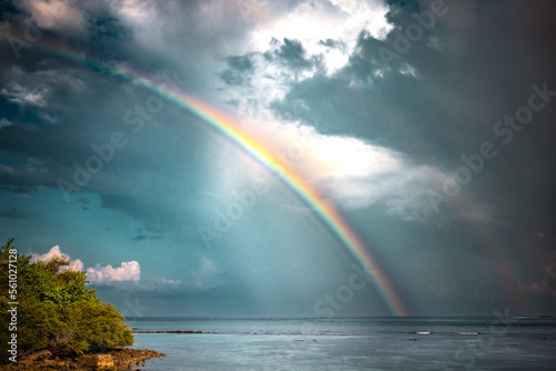 Regenbogen auf den Malediven - Rainbow in the Maldives © tom-pic-art