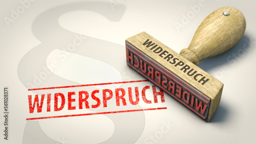 Stempel Widerspruch