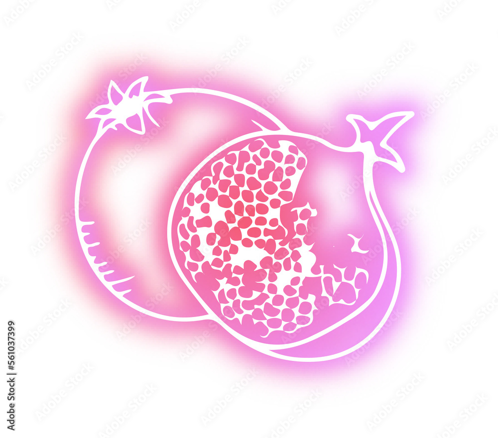 Collection of Fruit neon