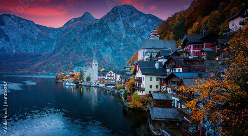 Fotografie Wonderful nature landscape during sunset