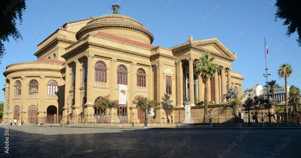 The Teatro Massimo Vittorio Emanuele, better known as Teatro Massimo, in Palermo is the largest opera house building in Italy, and one of the largest in Europe.