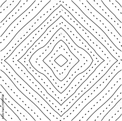 Abstract Lines Motifs Pattern. Decoration for Interior, Exterior, Carpet, Textile, Garment, Cloth, Silk, Tile, Plastic, Paper, Wrapping, Wallpaper, Pillow, Sofa, Background, Ect. Vector Illustration