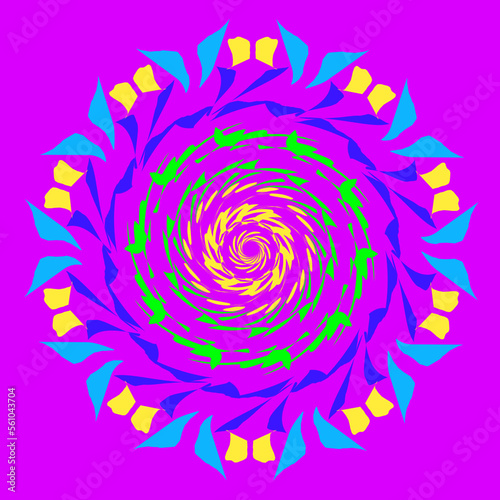 abstract background with flowers in a purple colour