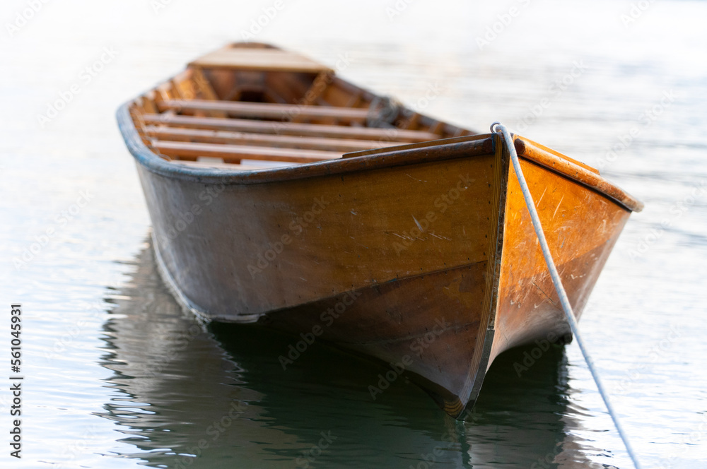 Close-up of boat on the water