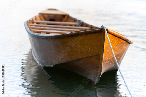 Close-up of boat on the water