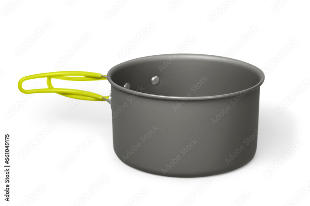 Collection of modern steel camping pan Collection of modern steel camping pan