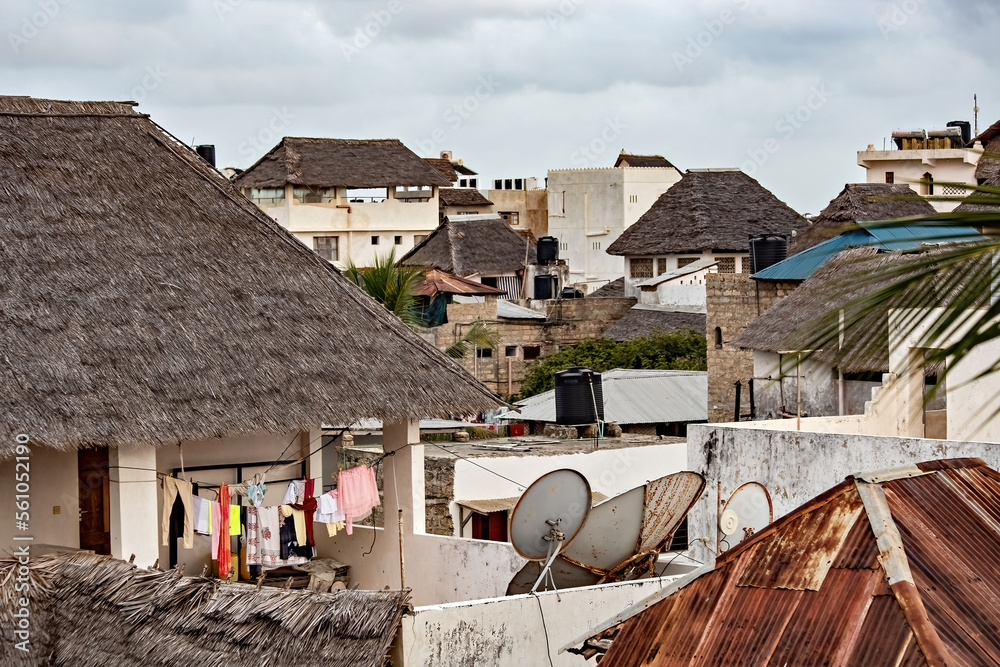 Φωτογραφία View of Shela town in Lamu island, old white houses in Lamu, Kenya
