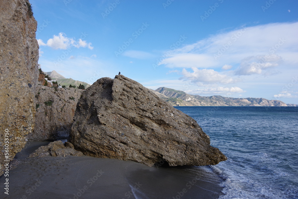 Rocks and Boulders at the mediterranean sea