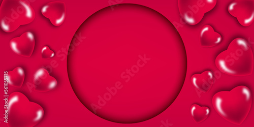 Valentine background for advertising.