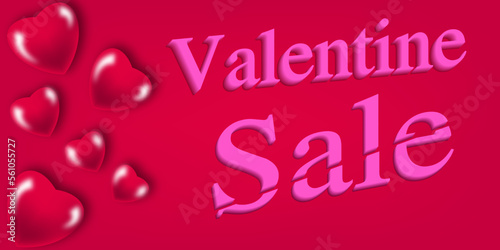 Valentine background for advertising.