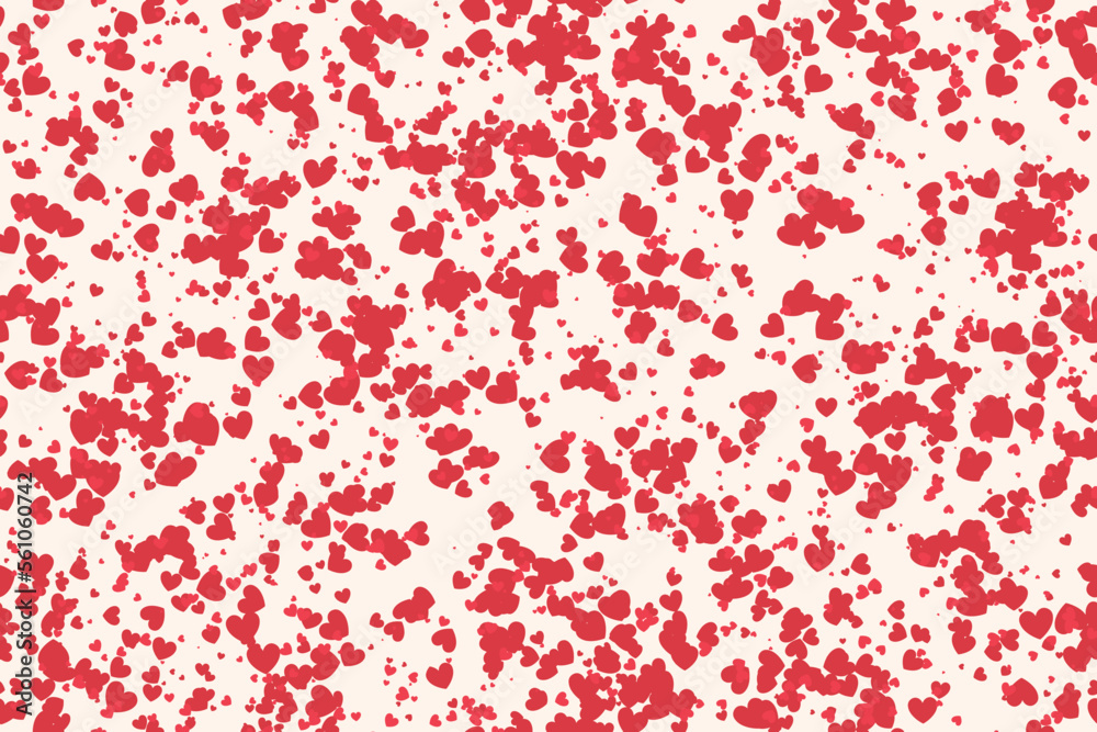 seamless love, Valentine's Day pattern with scattered tiny hearts- vector illustration seamless love, Valentine's Day pattern with scattered tiny hearts- vector illustration