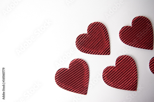 Fondo con Corazones Rojos