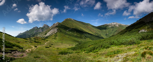 Panorama, Tatry Bielskie, Tatry, Szalony Wierch, Słowacja