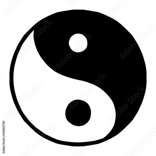 Принти на полотні Yin Yang