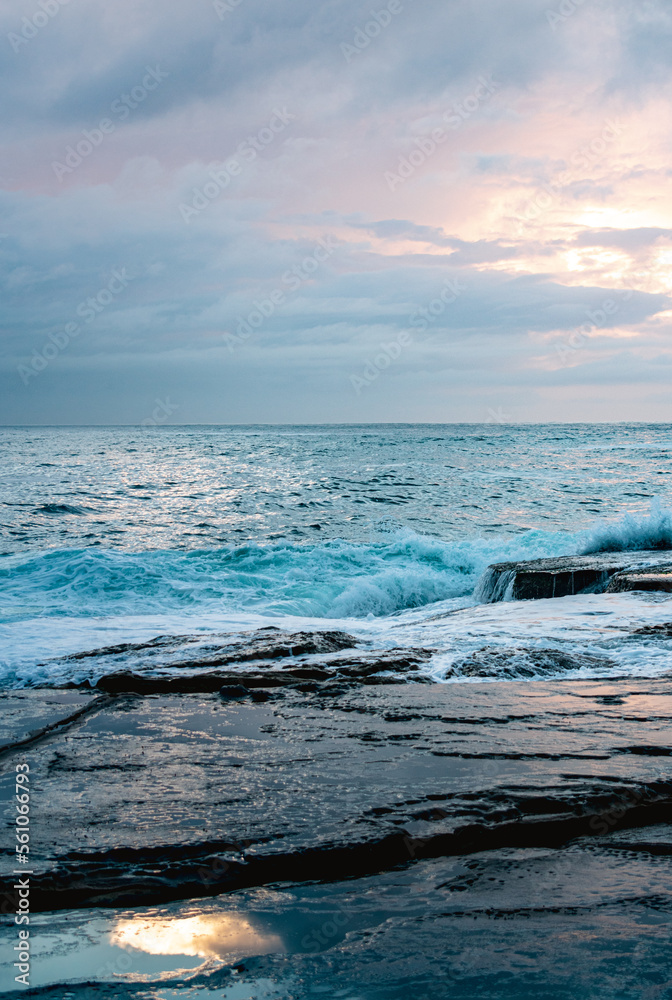 Sunset over the sea in Dee why - NSW Sunset over the sea in Dee why - NSW