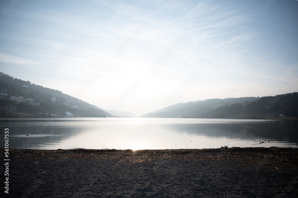 Gegenlicht am See