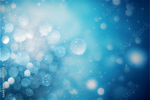 Blue winter background with...