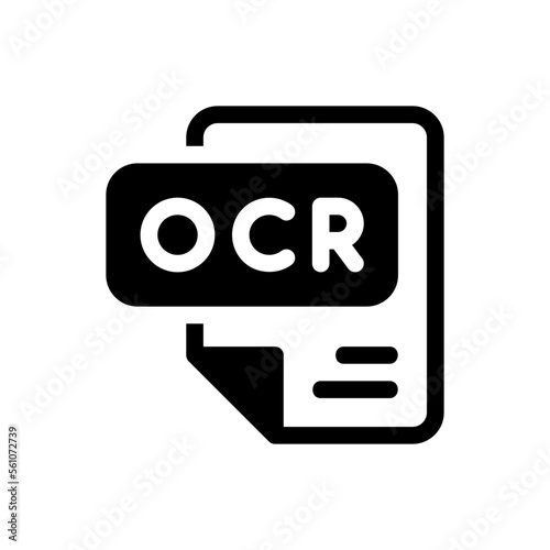 ocr glyph icon