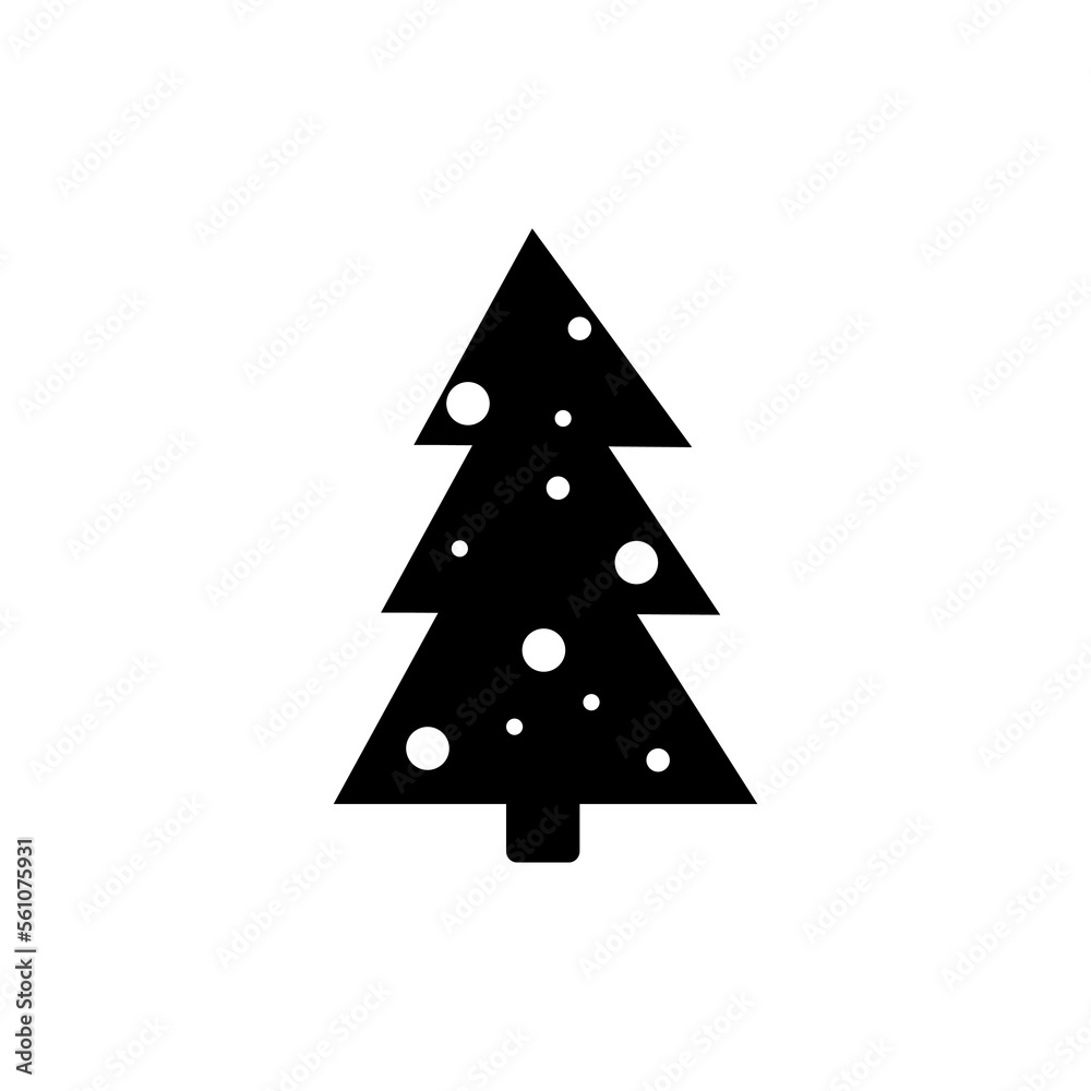 Christmas trees silfouette. Xmas simple shapes. Vector new year tree icon. Christmas trees silfouette. Xmas simple shapes. Vector new year tree icon.