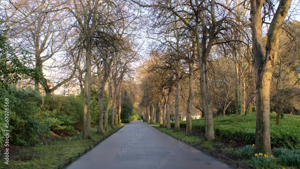 St Stephen Green Park During Spring In Dublin, Ireland St Stephen Green Park During Spring In Dublin, Ireland