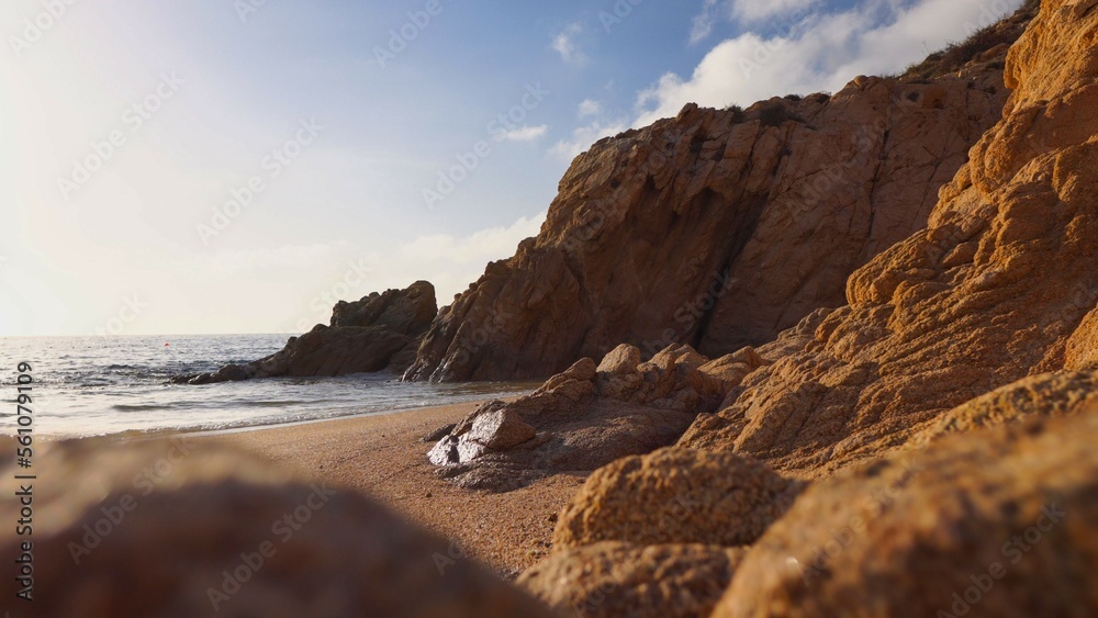 Rock formations on beach in Cabo San Lucas, Mexico