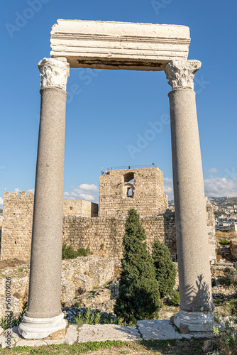 The Crusader Castle, Byblos, Lebanon		 photo