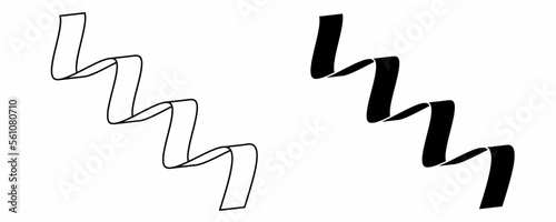 outline Silhouette protein icon set isolated on white background