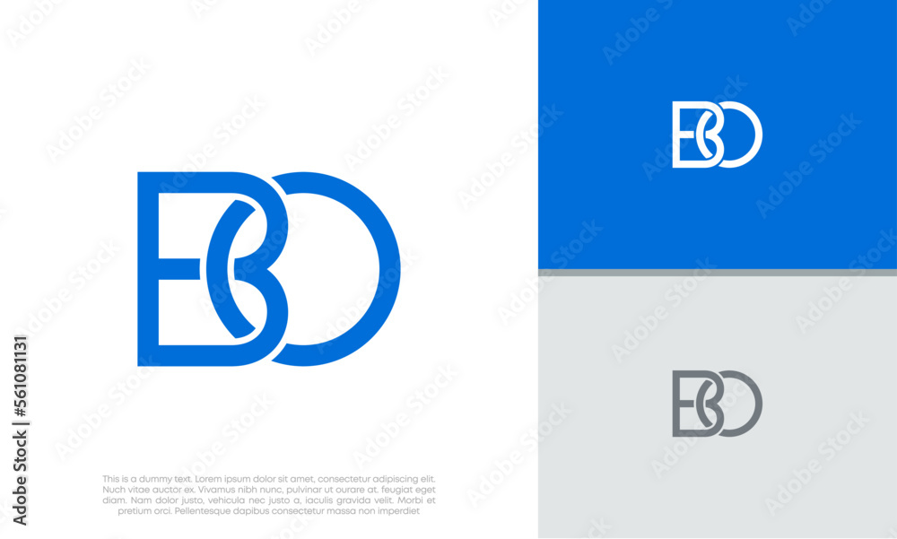 Initials BO logo design. Initial Letter Logo. Initials BO logo design. Initial Letter Logo.