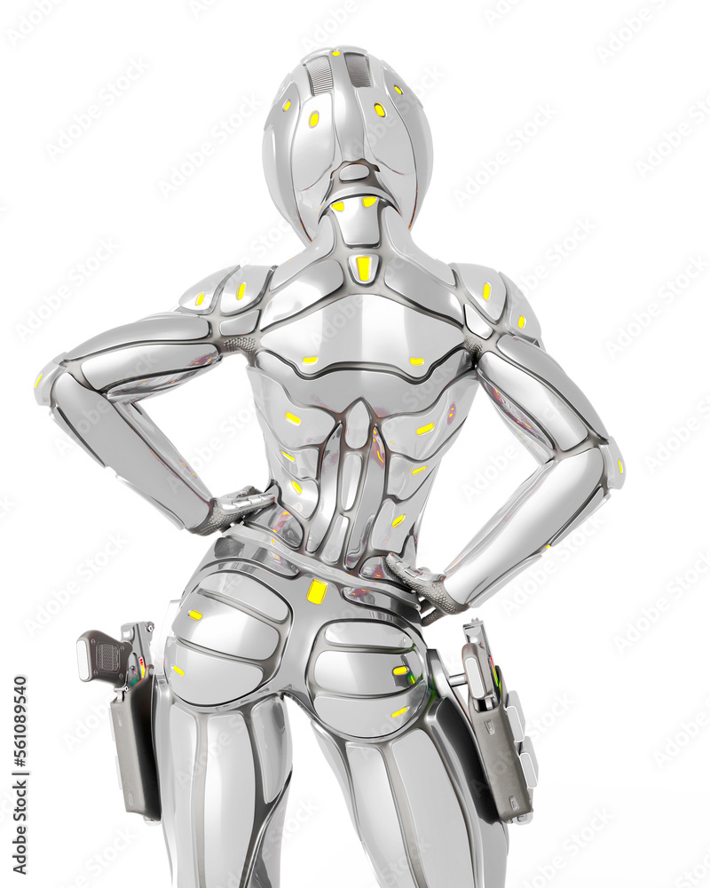 astronaut girl on sci-fi suit is doing a pin up pose rear view astronaut girl on sci-fi suit is doing a pin up pose rear view