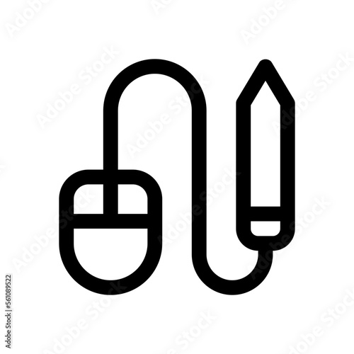 Free Download pen line icon - GFXLoad