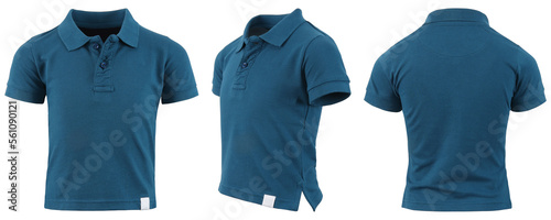 Obraz na plátně Images of a boys shirt in three angles
