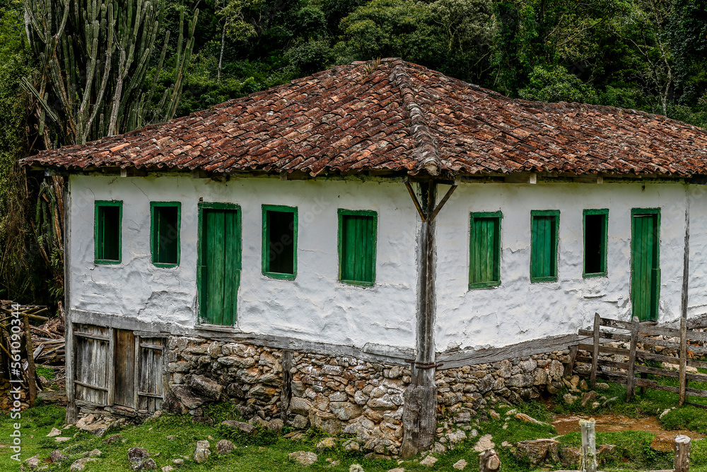 Old farmhouse from the colonial era countryside of the state of Minas Geraes, Brazil Old farmhouse from the colonial era countryside of the state of Minas Geraes, Brazil