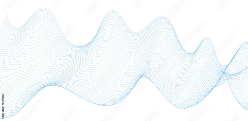 abstract background with business lines. business background lines wave abstract stripe design - obrazy, fototapety, plakaty 