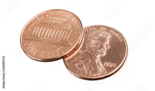Photos Two penny currency money coin