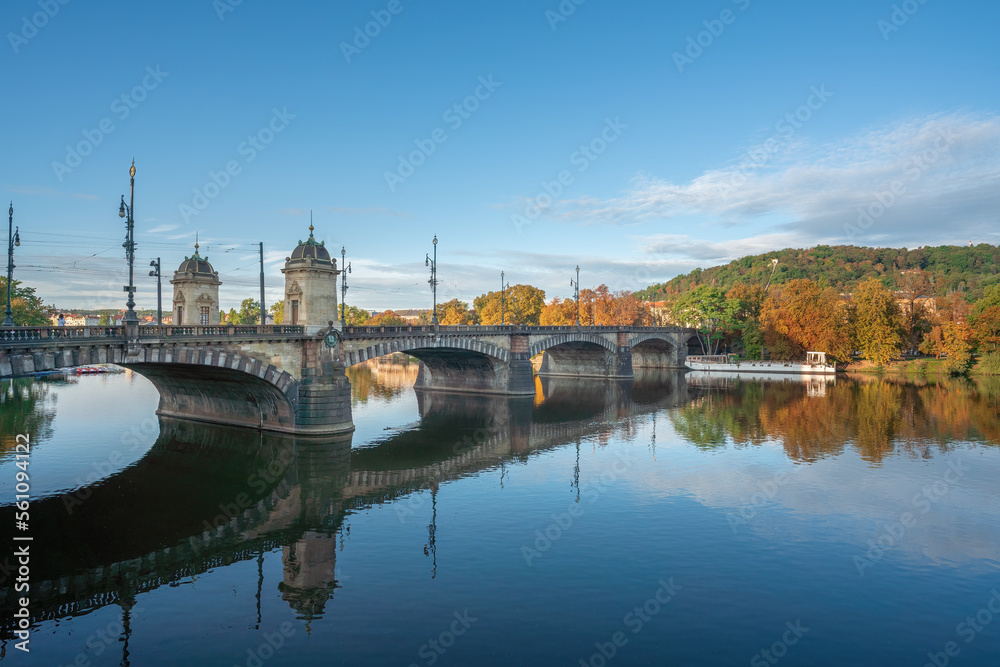 Legions Bridge at Vltava River - Prague, Czech Republic