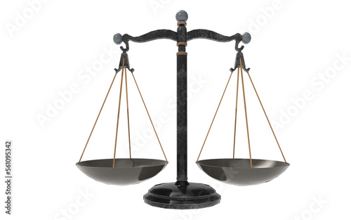 scales of justice in black on a white background