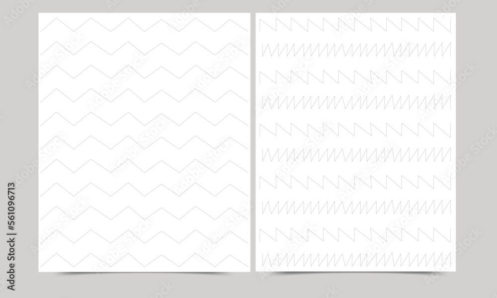 Pencil Control tracing worksheet. Writing Practices pages. Handwriting