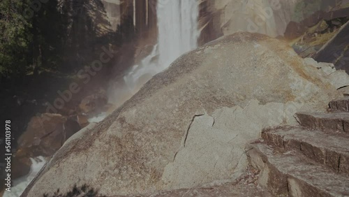 hike to vernal falls in yosemite