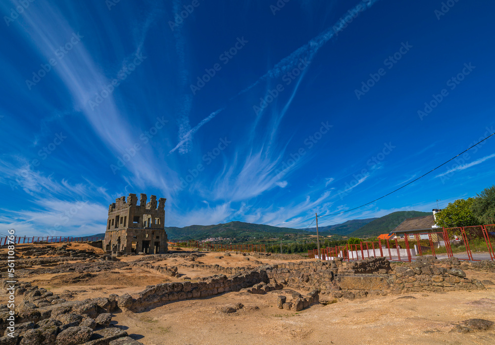 Ruines romaines de Centum Cellas à Belmonte, Beira Baixa, Portugal